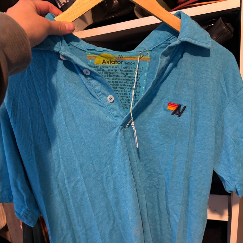 Aviator nation nwt polo shirt. 
Never wore. Size medium